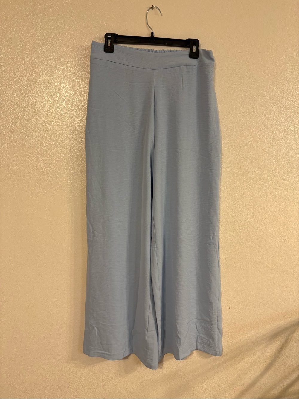 Tie-Front Wide-Leg Set - Light Blue Size L - Picture 6 of 8